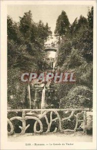 Old Postcard The Cascade Rennes Tabor