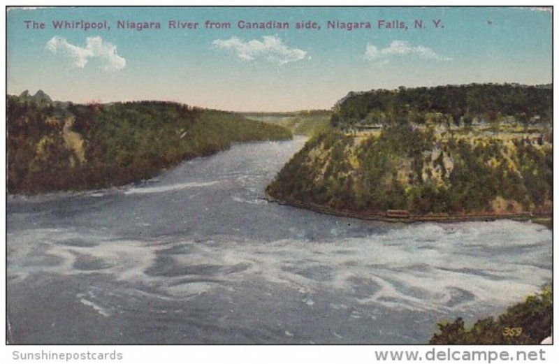 The Whirlpool Niagara River From Canadian Side Niagara Falls New York