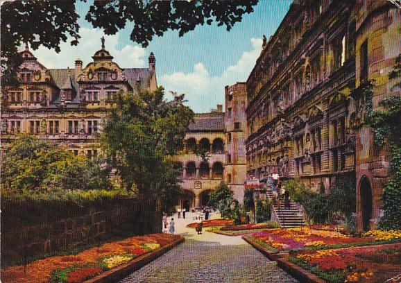 Germany Heidelberg Blumentage in Schlosshof