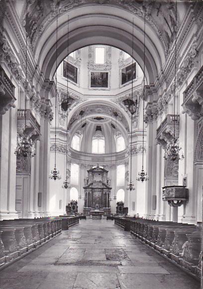 Austria Salzburg Dom Hauptschiff mit Kanzel und Presbyterium Photo