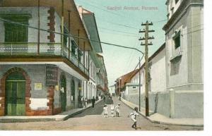 LP120  Panama old vintage Postcard  Canal Zone