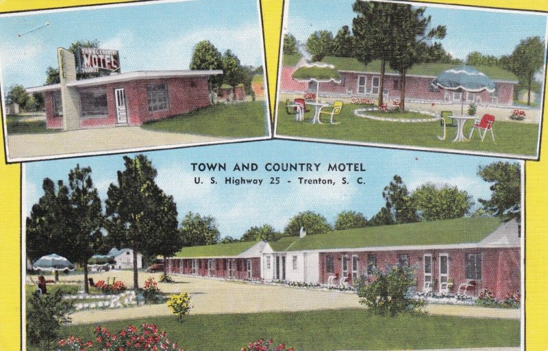 South Carolina Trenton Town & Country Motel U S Highway 25 sk766