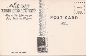 JUDAICA, Jewish New Year Greetings, Shana Tova, Star of David 1972