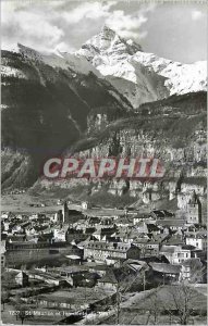 Modern Postcard St Maurice and the Dents du Midi