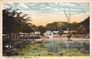 Lake, Queen's Park Barbados West Indies Unused 