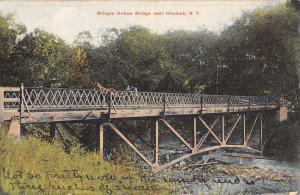 Hoosick Falls New York Shingle Hollow Bridge Antique Postcard K21074