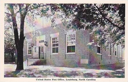 North Carolina Louisburg United States Post Office