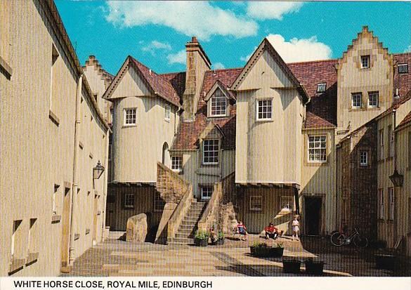 Scotland Edinburgh White Horse Close Royal Mile