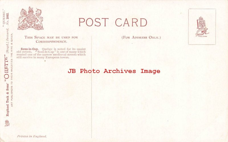 Canada, Quebec, Sous-le-Cap, Artist Signed Charles Flower