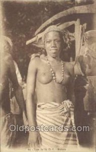 Type de l'A.O.F. African Nude Unused 