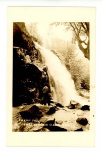 NH - Plymouth. Rainbow Falls, White Mtn Glacial Park     RPPC