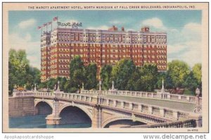 Indiana Indianapolis The Marott Apartment Hotel North Meridian At Fall Creek ...