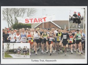 Nottinghamshire Postcard - Athletics - Keyworth Turkey Trot Half Marathon  T2229