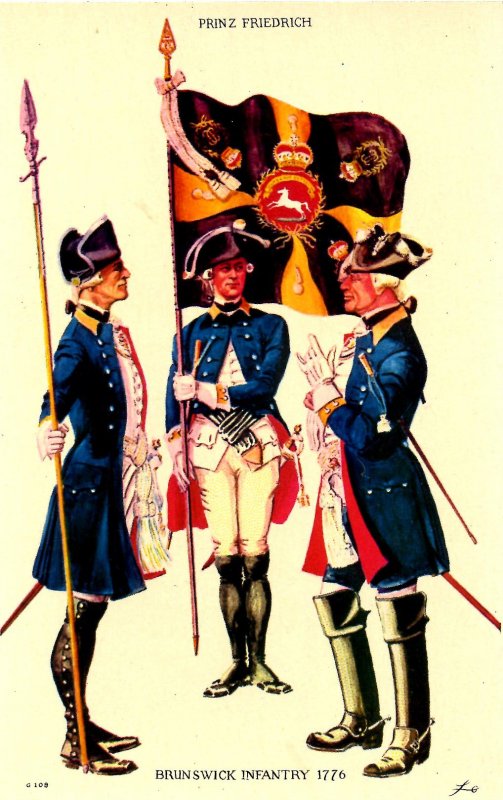 Brunswick Infantry Regiment, 1776