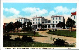 USA Mary Ella Hall Girls Dormitory Cannon MFG Co Kannapolis North Carolina C023