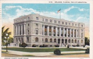 Florida Orlando The City Beautiful Orange County Court House 1927