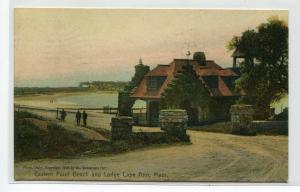 Eastern Point Beach & Lodge Cape Ann Massachusetts 1908 postcard