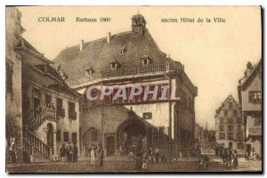 Old Postcard Colmar former City Hotel