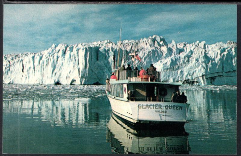 Massive Columbia Glacier,Glacier Queen Tour Boat