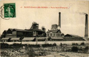 CPA MONTCEAU-les-MINES - Puits St-FRANCois (295711)