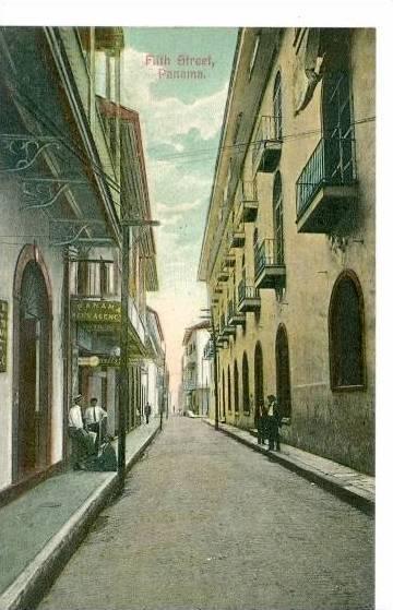 LP148    Panama old vintage Postcard  Canal Zone