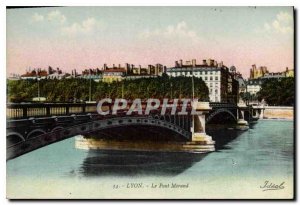 Postcard Old Bridge Morand Lyon