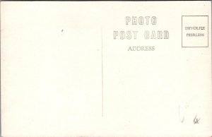 RPPC Postcard Our Saviour's Evangelical Lutheran Church Audubon Iowa IA