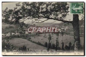 Old Postcard The Alps Mancelles Saint Leonard des Bois general view