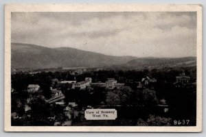 View of Romney West Virginia To Hedgesville WV Postcard W24