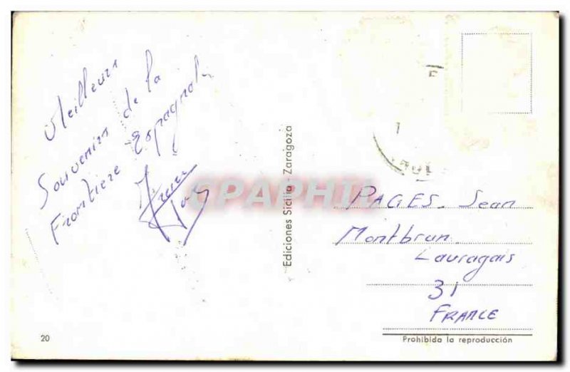 Postcard Modern Spain Valle de Rena