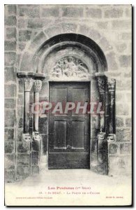 Old Postcard The Pyrenees St Beat La Porte De L'Eglise