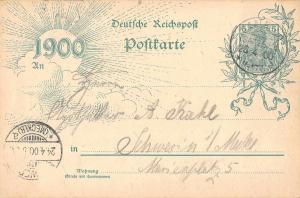 Germany Imperial Post Reichspost 1900 Antique Postcard (J32437)