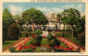 Florida Ormond Beach Winter Home Of John D Rockefeller Curteich