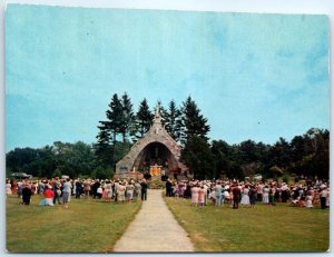 M-54244 Shrine of Our Lady of Lourdes at St Anthony Franciscan Monastery Maine