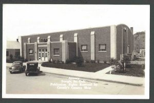 Ca 1930 RPPC* Armory Sturgis Sd W/2 Old Time Autos Mint