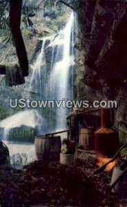 Moonshine Brewer in Appalachian Mountains, North Carolina