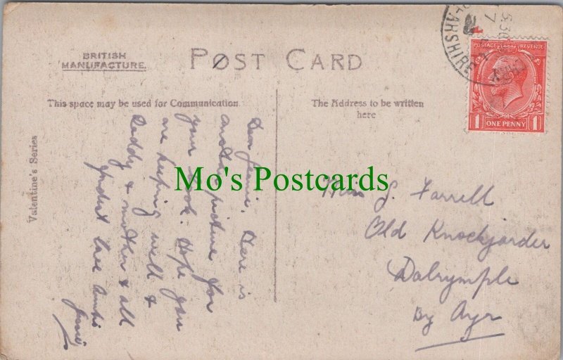 Genealogy Postcard - Farrell, Old Knockjarder, Dalrymple, East Ayrshire  GL2135