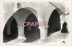 Postcard Modern Ibiza Baleares Porticos of the Iglesia de Sta Eulalia Fot Vinets