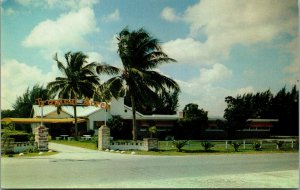 Vtg 1950s Tropical Acres Restaurant Dania Florida FL Unused Chrome Postcard