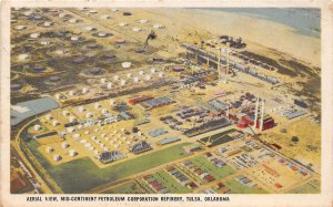 J57/ Tulsa Oklahoma Postcard c1929 Mid Continent Oil Refinery  179