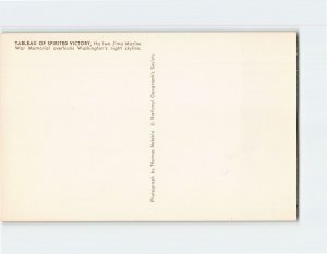 Postcard Tableau Of Spirited Victory, the Iwo Jima Marine War Memorial, D. C.