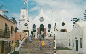 St Peters Church Bermuda St Georges 1960s Postcard