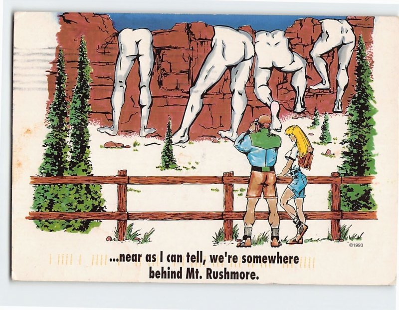 Postcard …near as I can tell, we're somewhere behind Mt. Rushmore, South Dakota