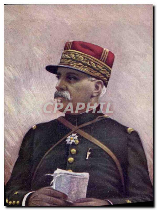 Old Postcard Army General De Castelnau