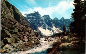 Valley Ten Peaks Moraine Lake Louise Area Banff Park Canadian Rockies Postcard 