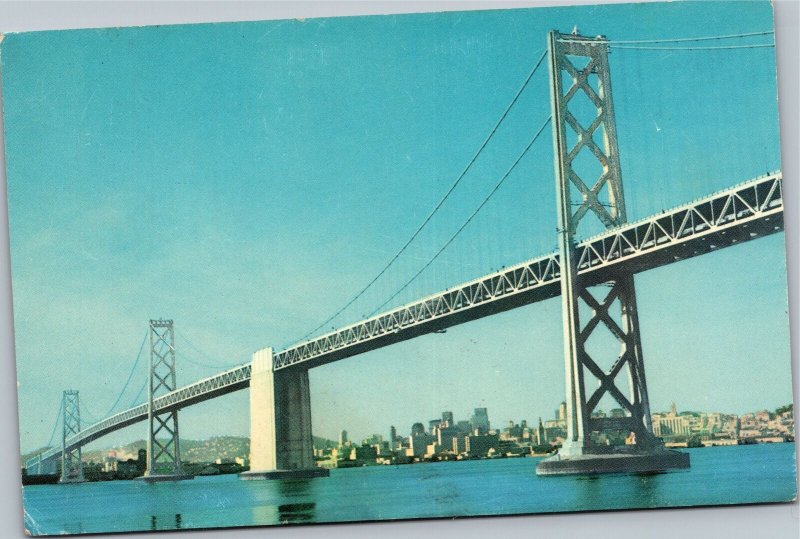 Postcard CA San Francisco - Oakland Bay Bridge