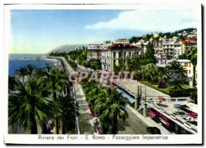 Postcard Modern Riviera Remo Passeggiata Imperatrice