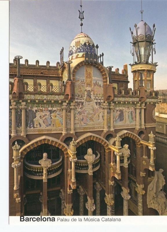 Postal (PostCard) 039688 : Barcelona. Palau de la Musica Catalana