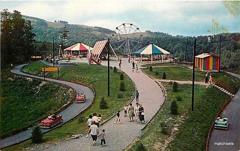 BLOWING ROCK, NORTH CAROLINA Maggie Mountain Amusement Center 7938 postcard