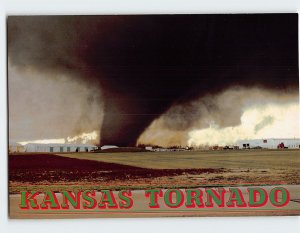 Postcard Kansas Tornado, Kansas